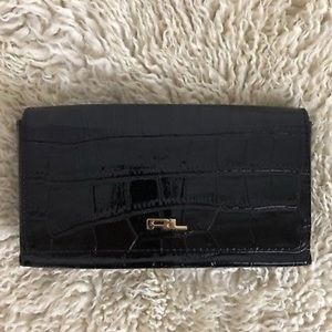 Ralph Lauren RL Patent Clutch Bag